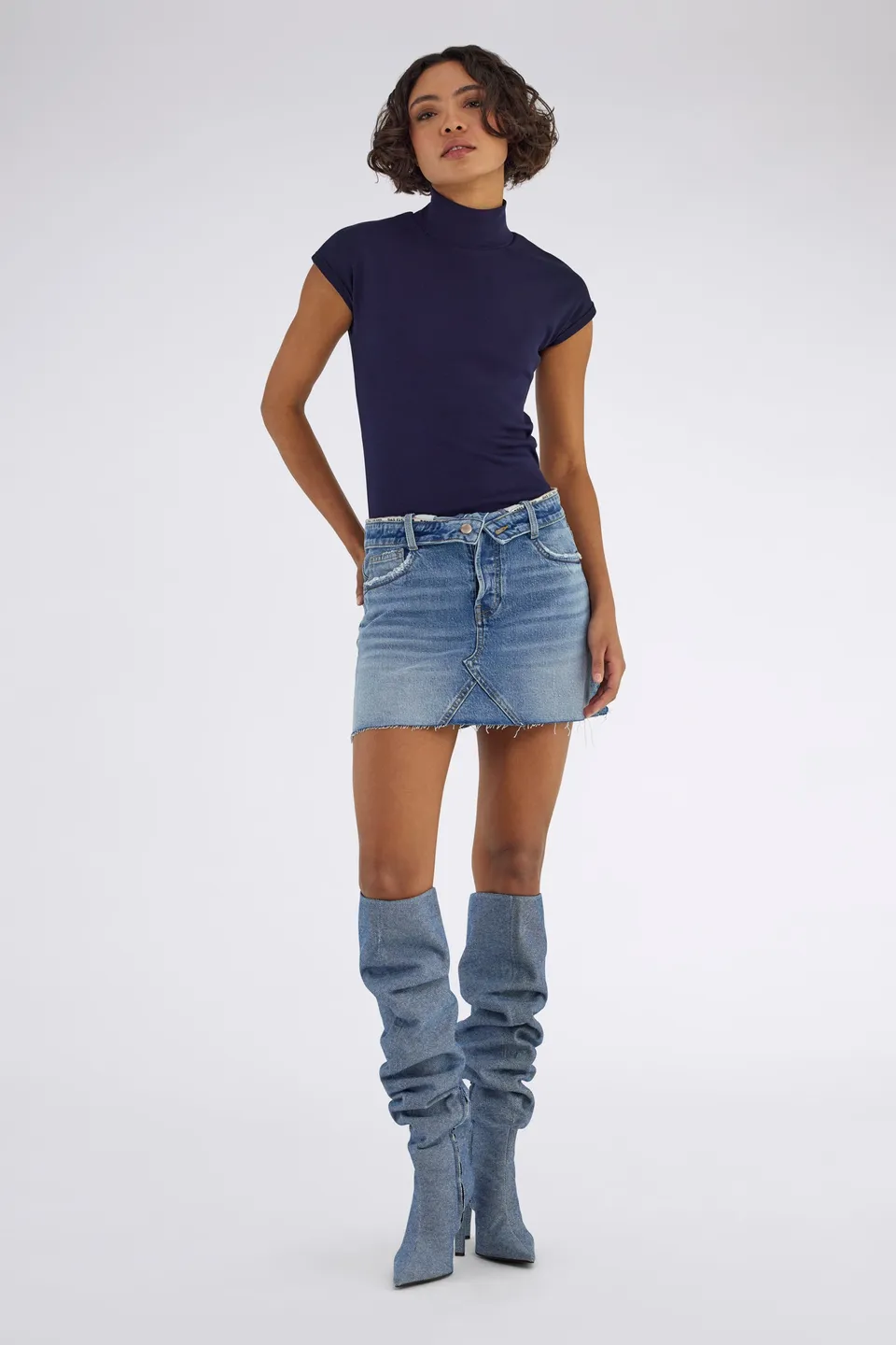 gas-hanis-m-c-collar-4706-top-damen-slim-fit-rippstrick image 1