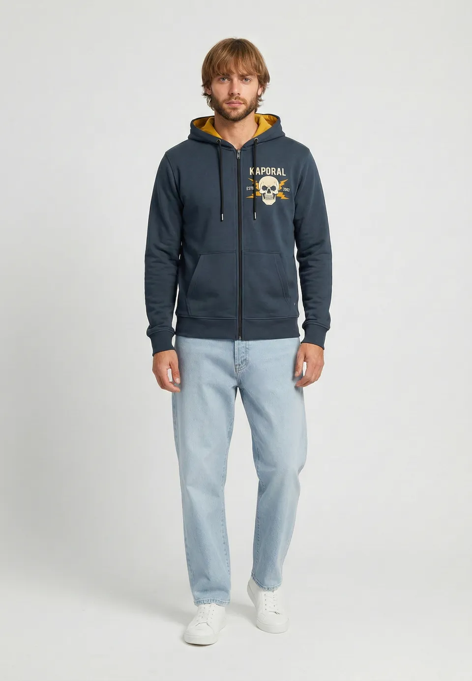 kaporal-kotor-sweatjacke-navy-herren-mit-kapuze image 1