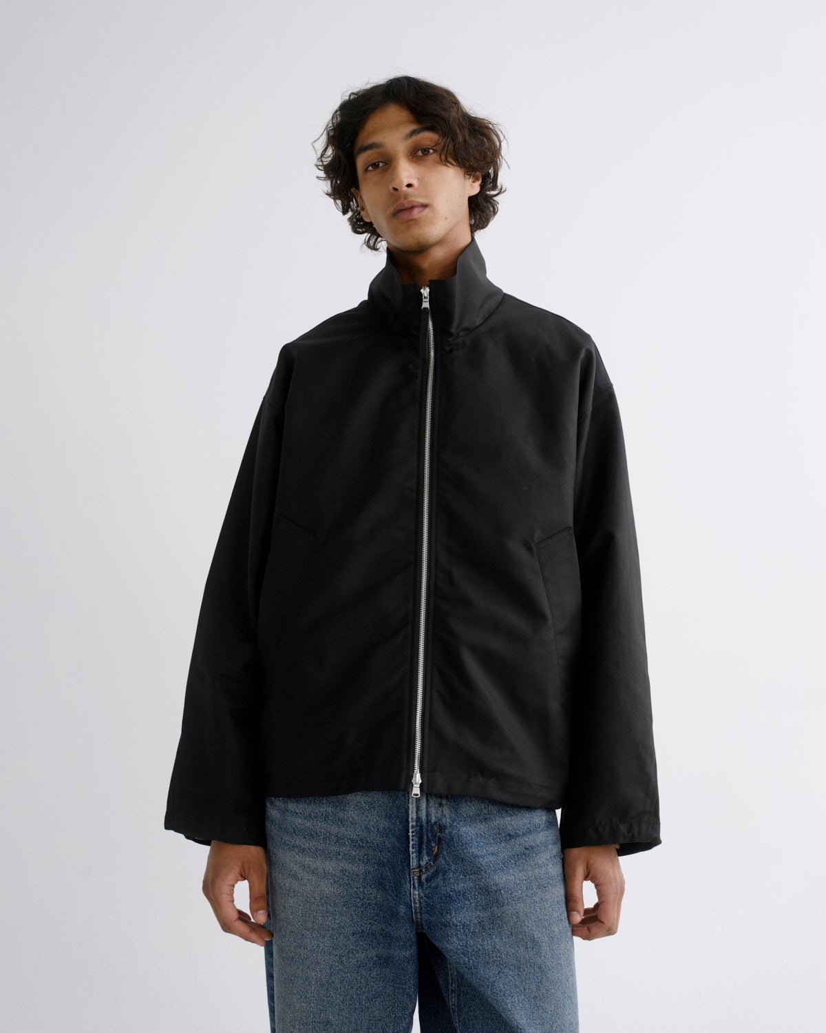 agolde-laurie-jacket-jacke-schwarz-rei-verschluss image 1