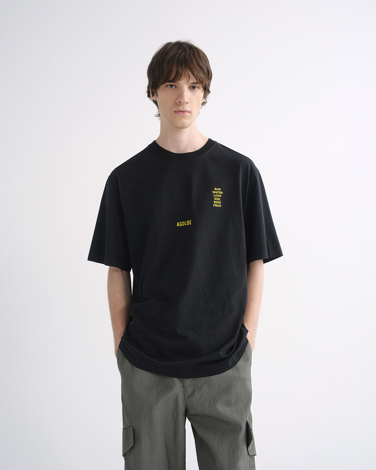 agolde-ron-finley-short-sleeve-tee-t-shirt-washed-black image 1
