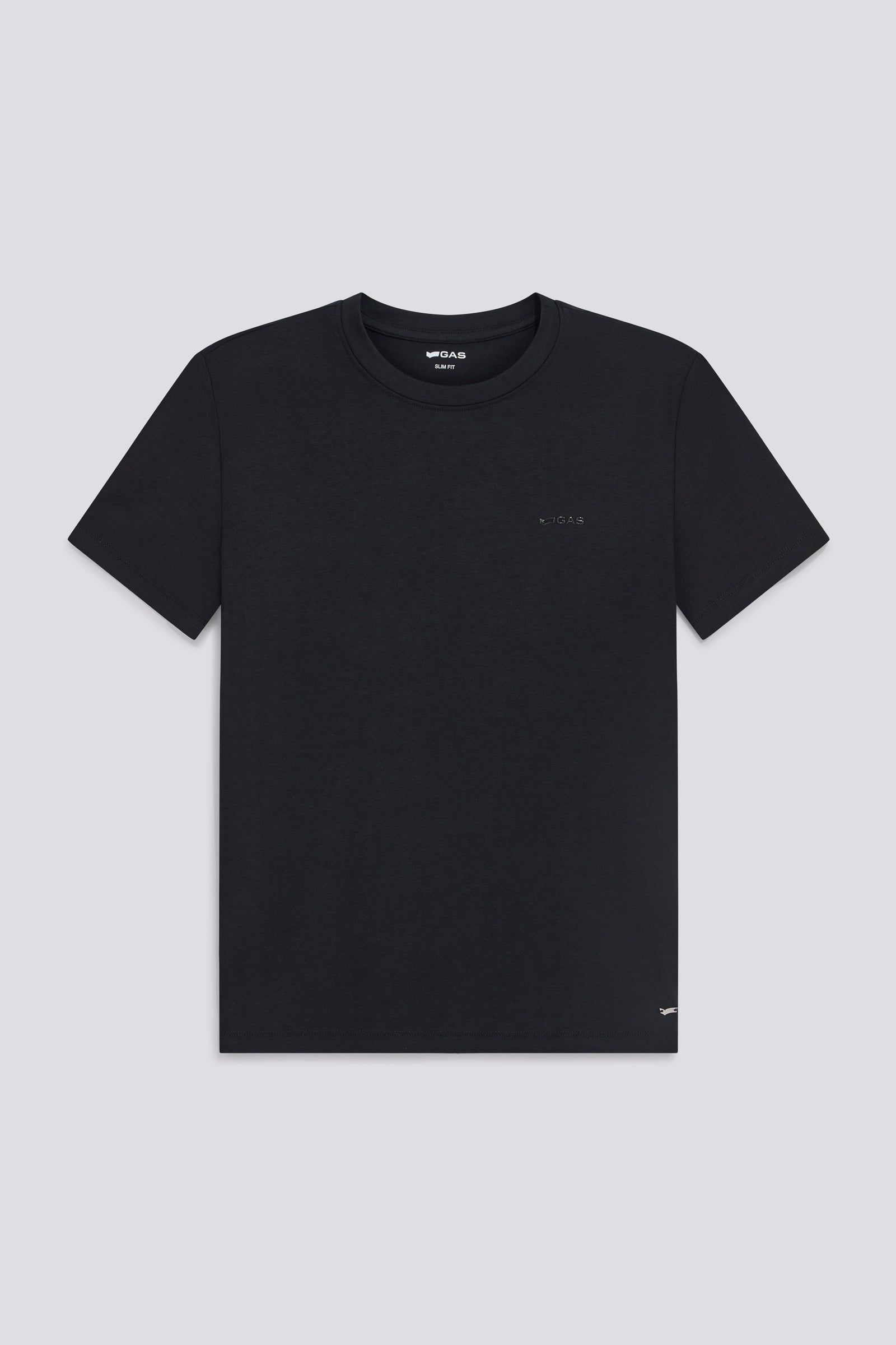 gas-hanike-t-shirt-logo-damen-slim-fit-schwarz image 1
