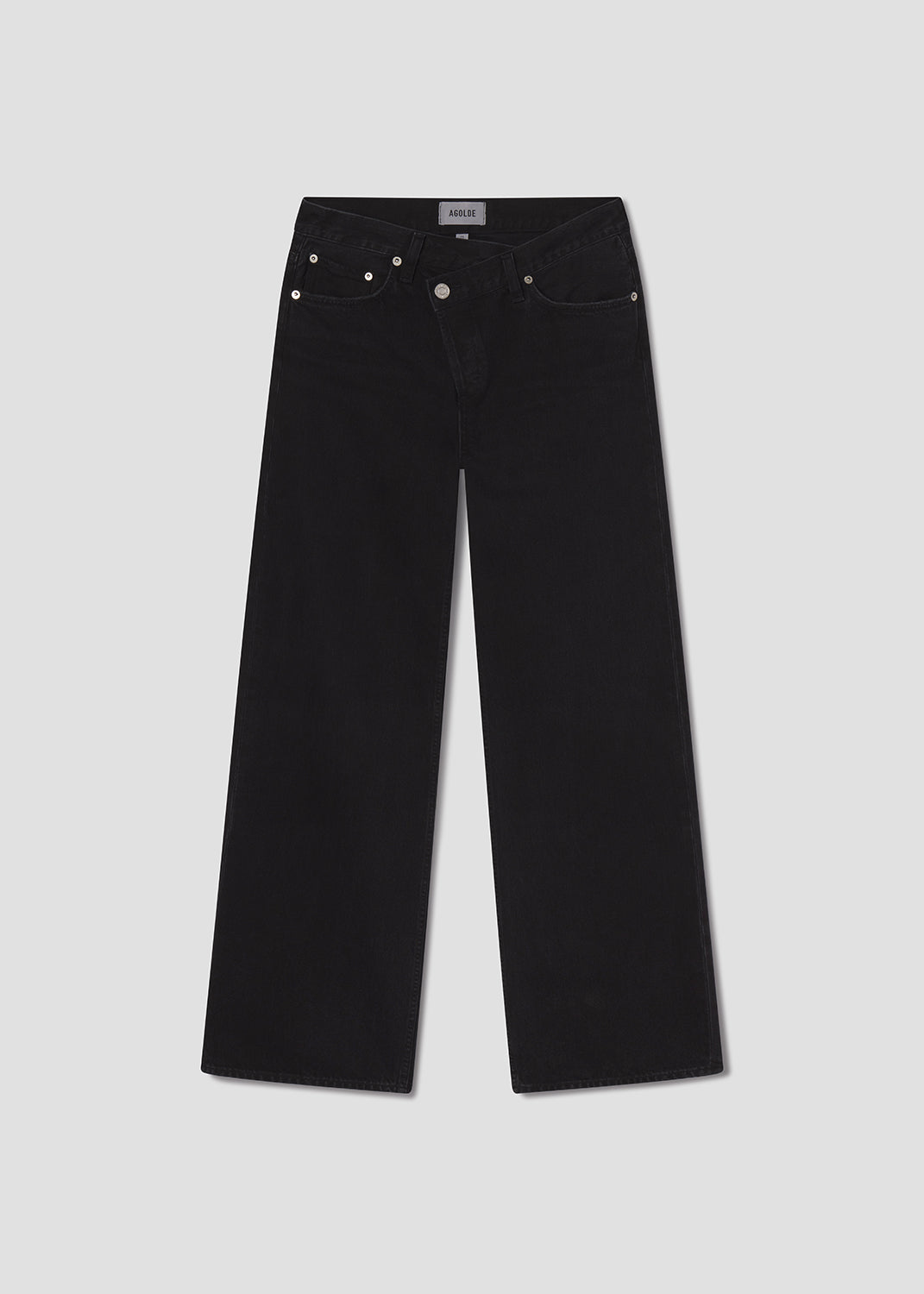 agolde-arc-criss-cross-jeans-phase-damen-schwarz image 5