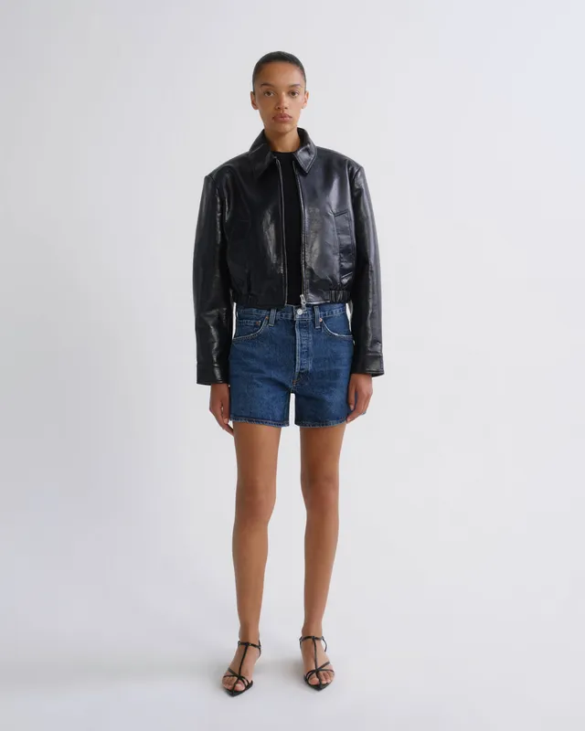 agolde-parker-long-short-jeansshorts-enamour-indigo-damen image 1