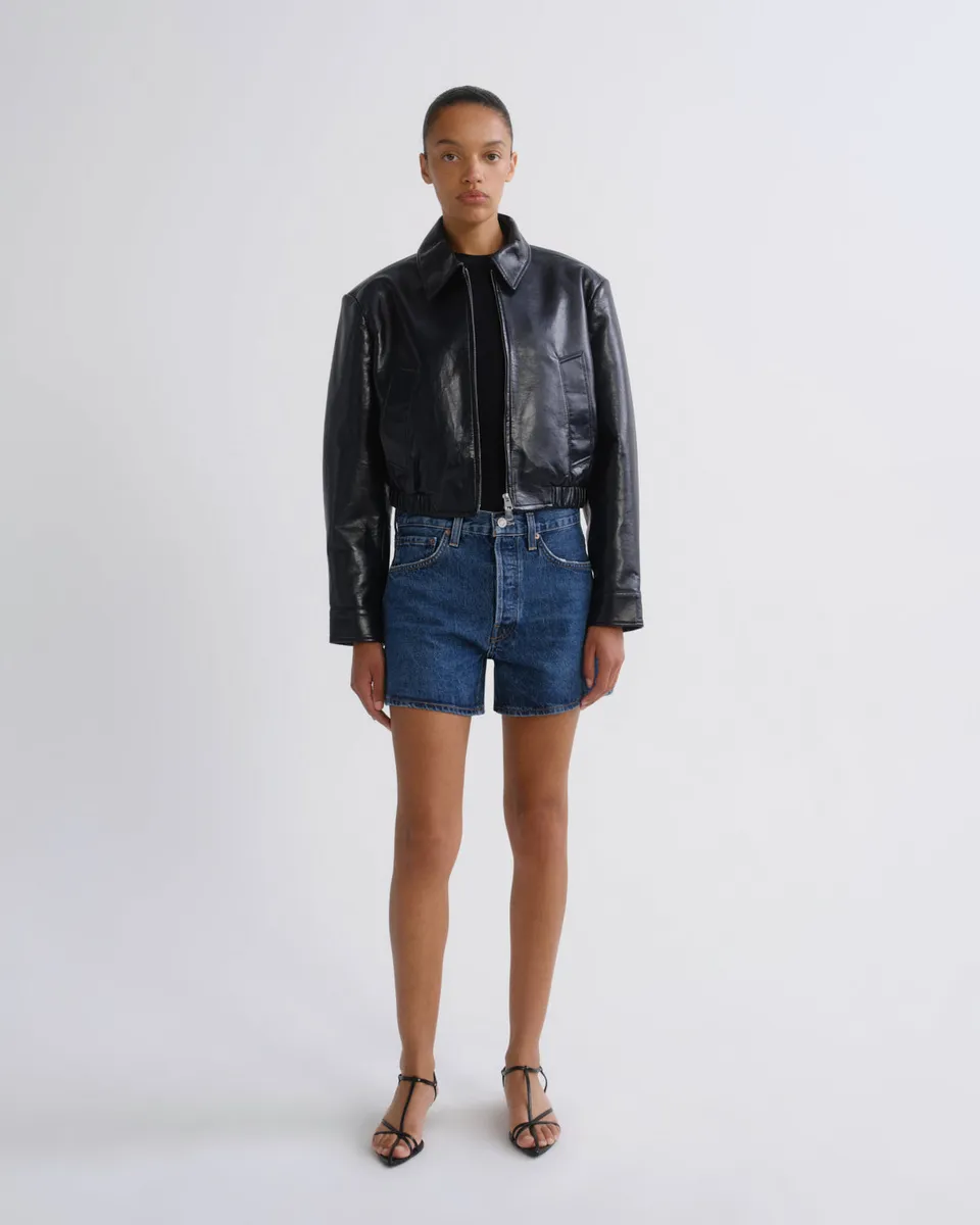 agolde-parker-long-short-jeansshorts-enamour-indigo-damen image 1