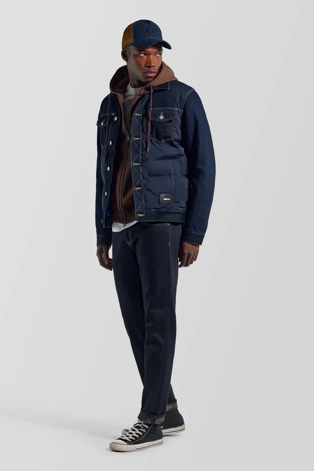 gas-grid-jacket-10ro-herren-jeansjacke-denim-gef-ttert image 1
