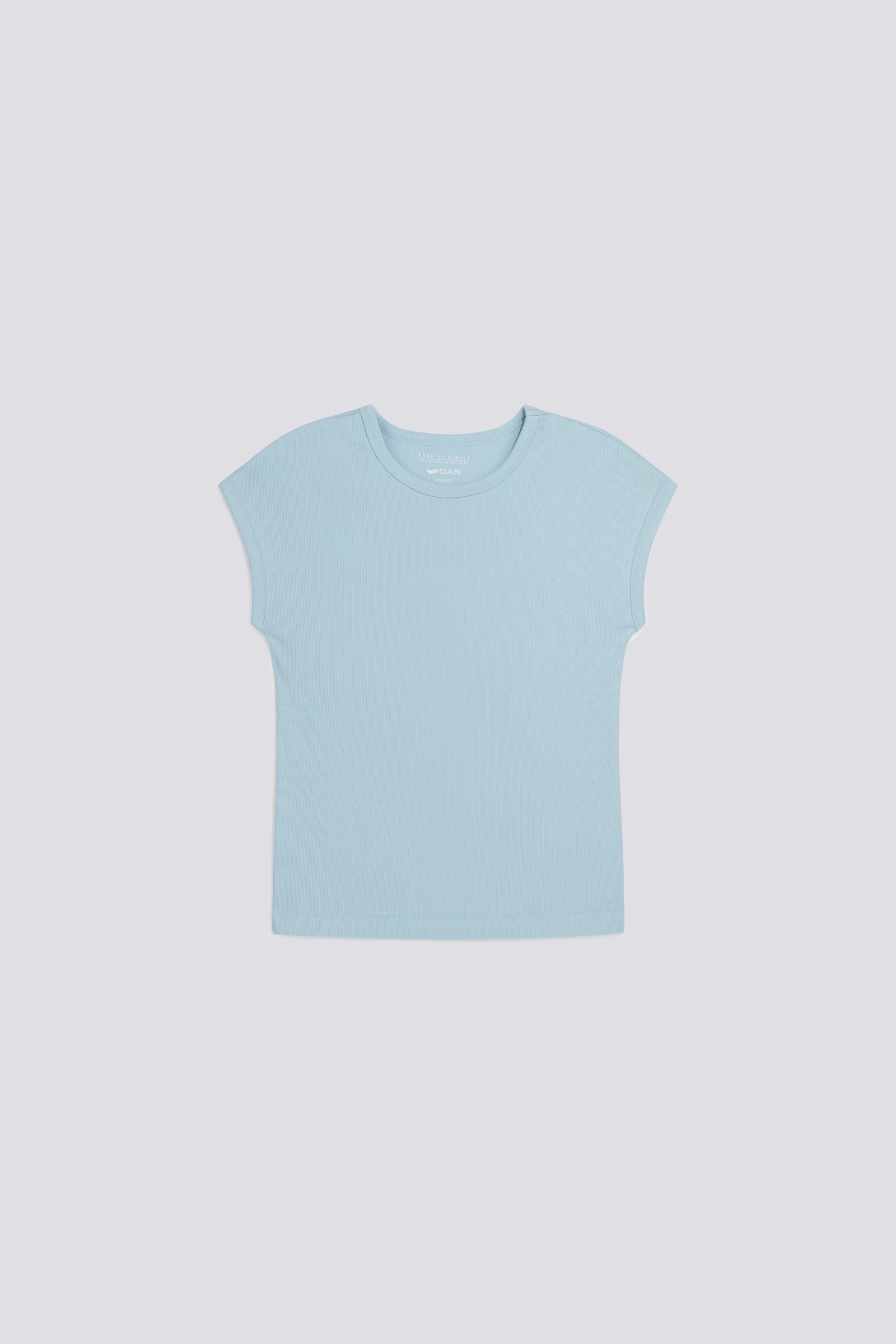 gas-hanis-crew-neck-4713-damen-t-shirt-slim-ripp image 1