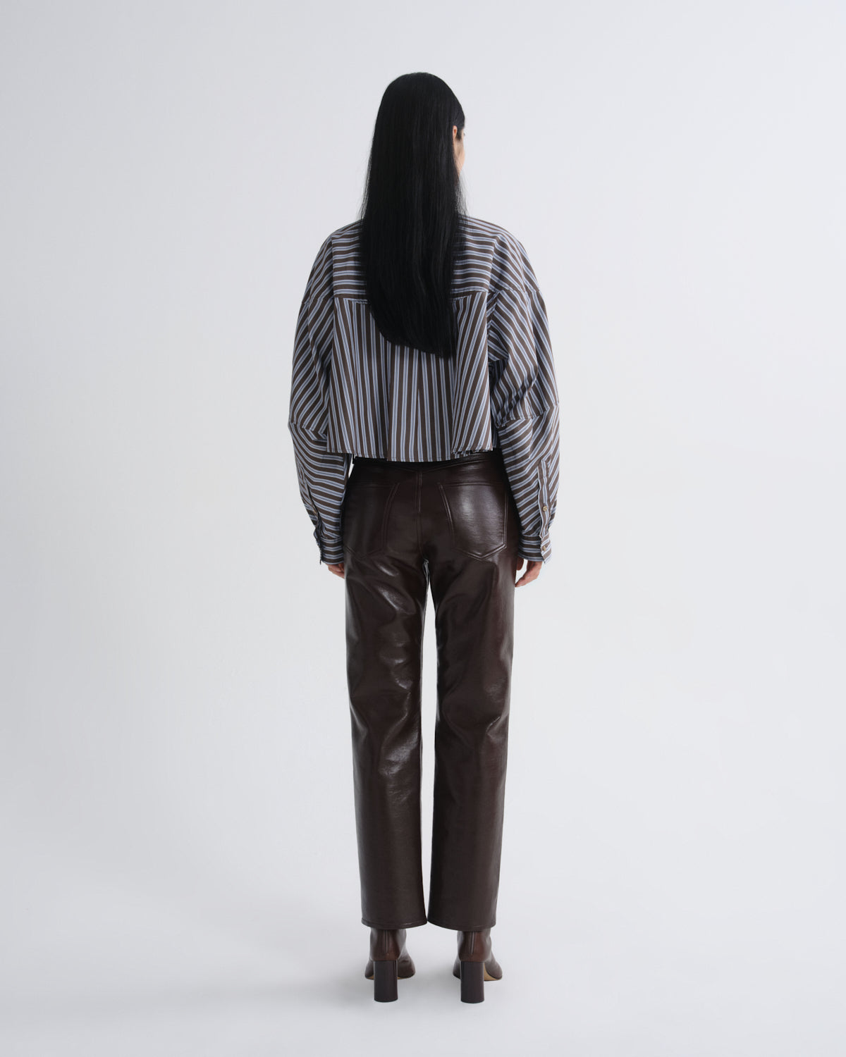 agolde-agnes-shirt-meyer-stripe-bluse-bracken-blue image 2
