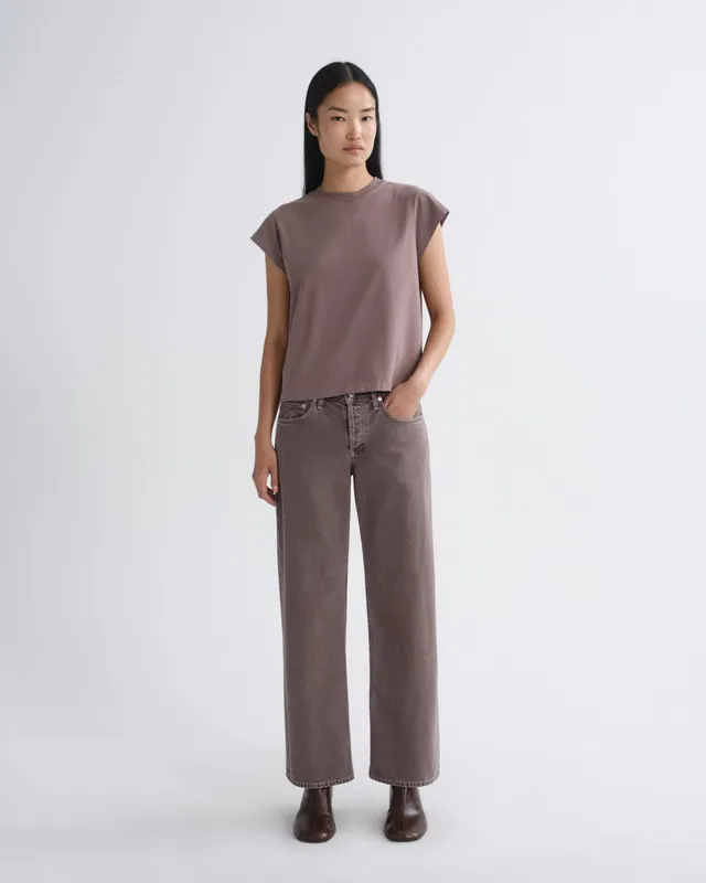 agolde-low-rise-loose-jeans-mauvine-rigid-damen image 1