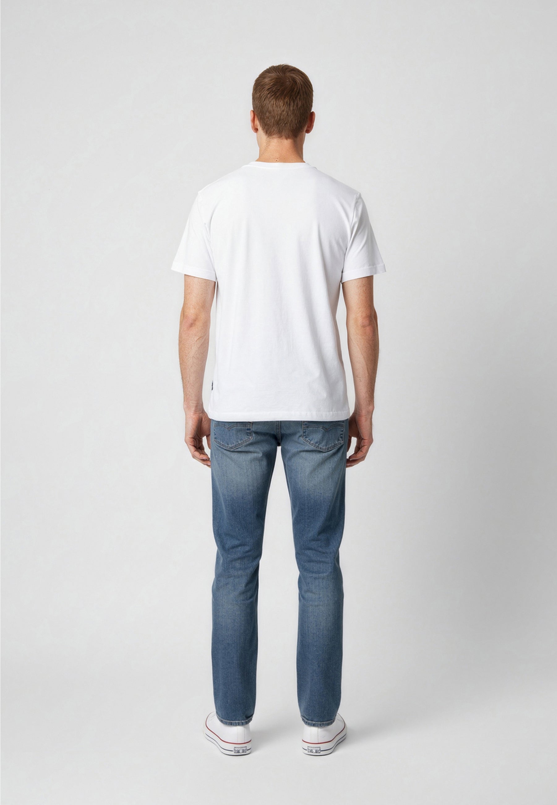 kaporal-kwak-regular-t-shirt-herren-wei-baumwolle-print image 3