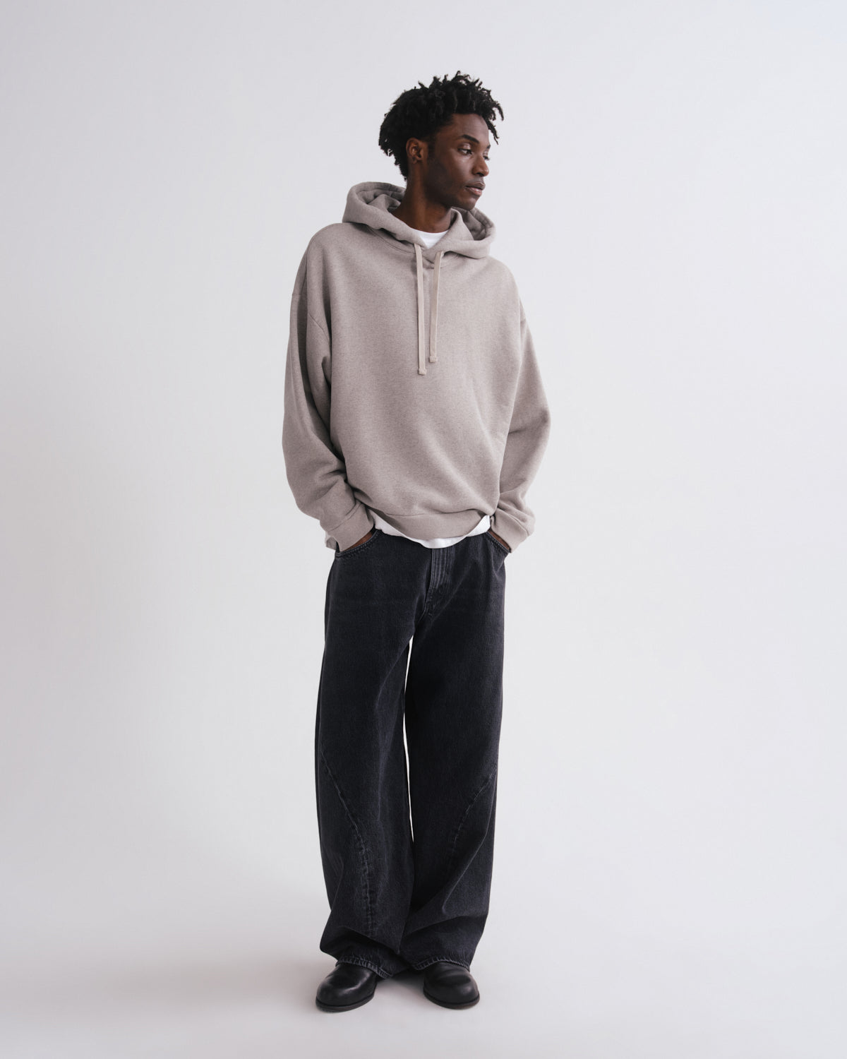 agolde-salford-hoodie-digital-grau-fleece image 3