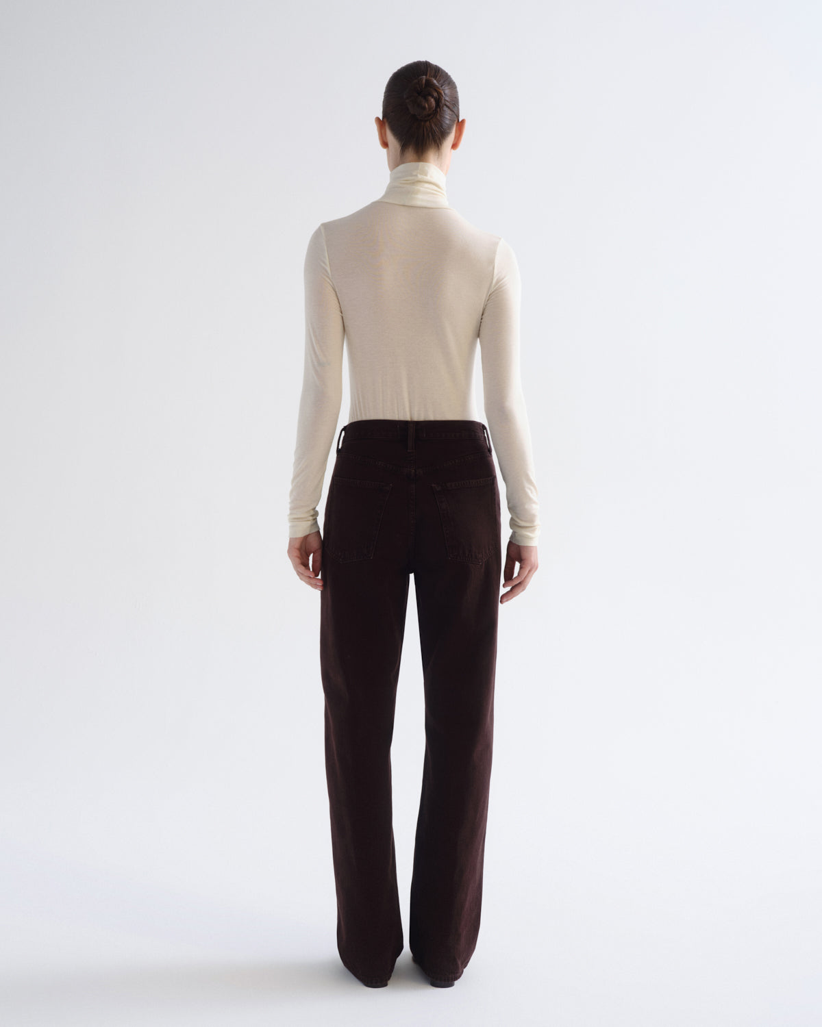 agolde-pascale-turtleneck-oat-milk-rolli-damen image 2