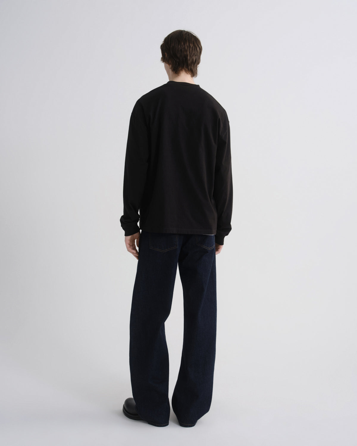 agolde-asha-long-sleeve-mock-neck-tee-schwarz image 2