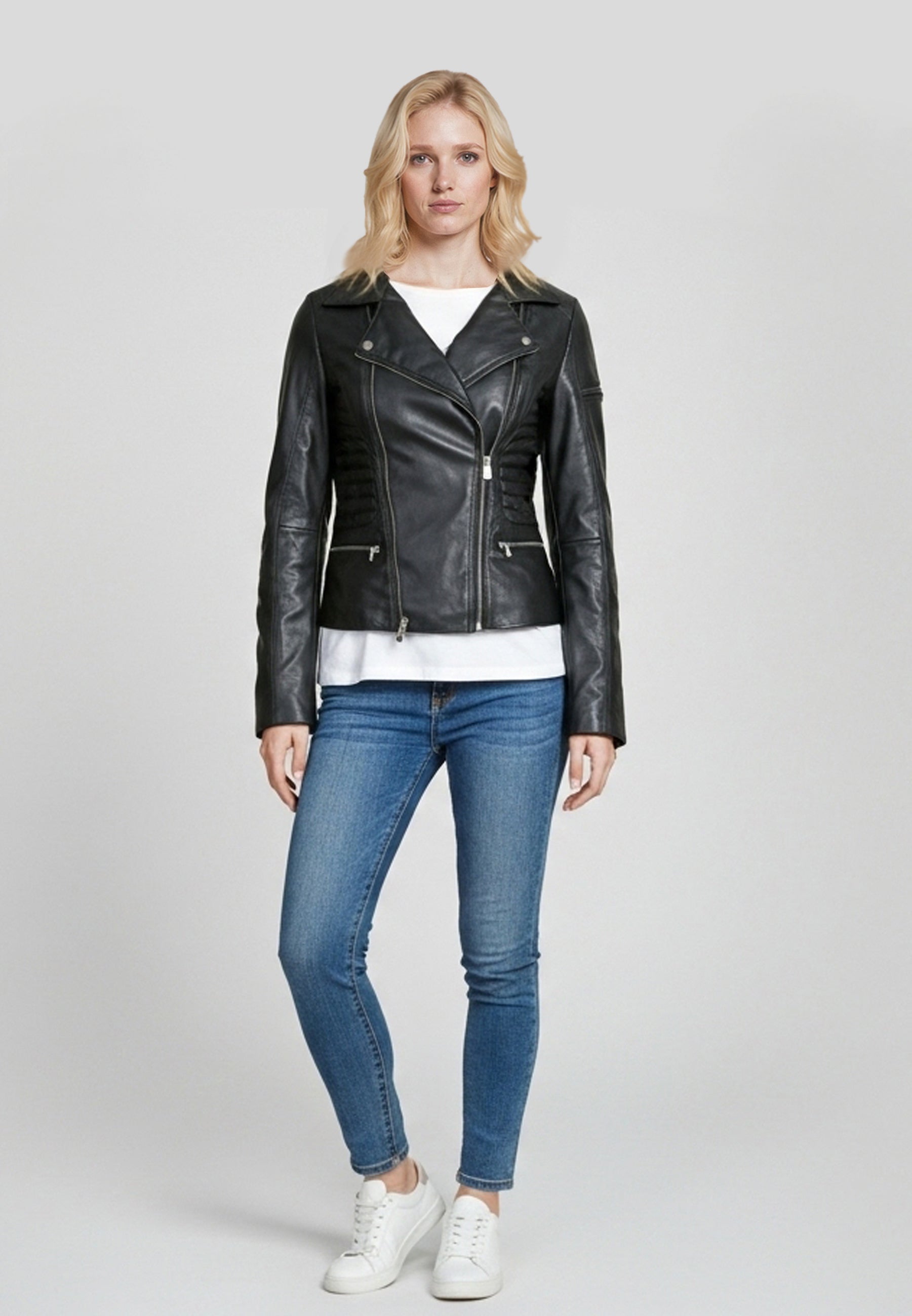 kaporal-frederika-perfecto-damen-schwarz-leder image 1