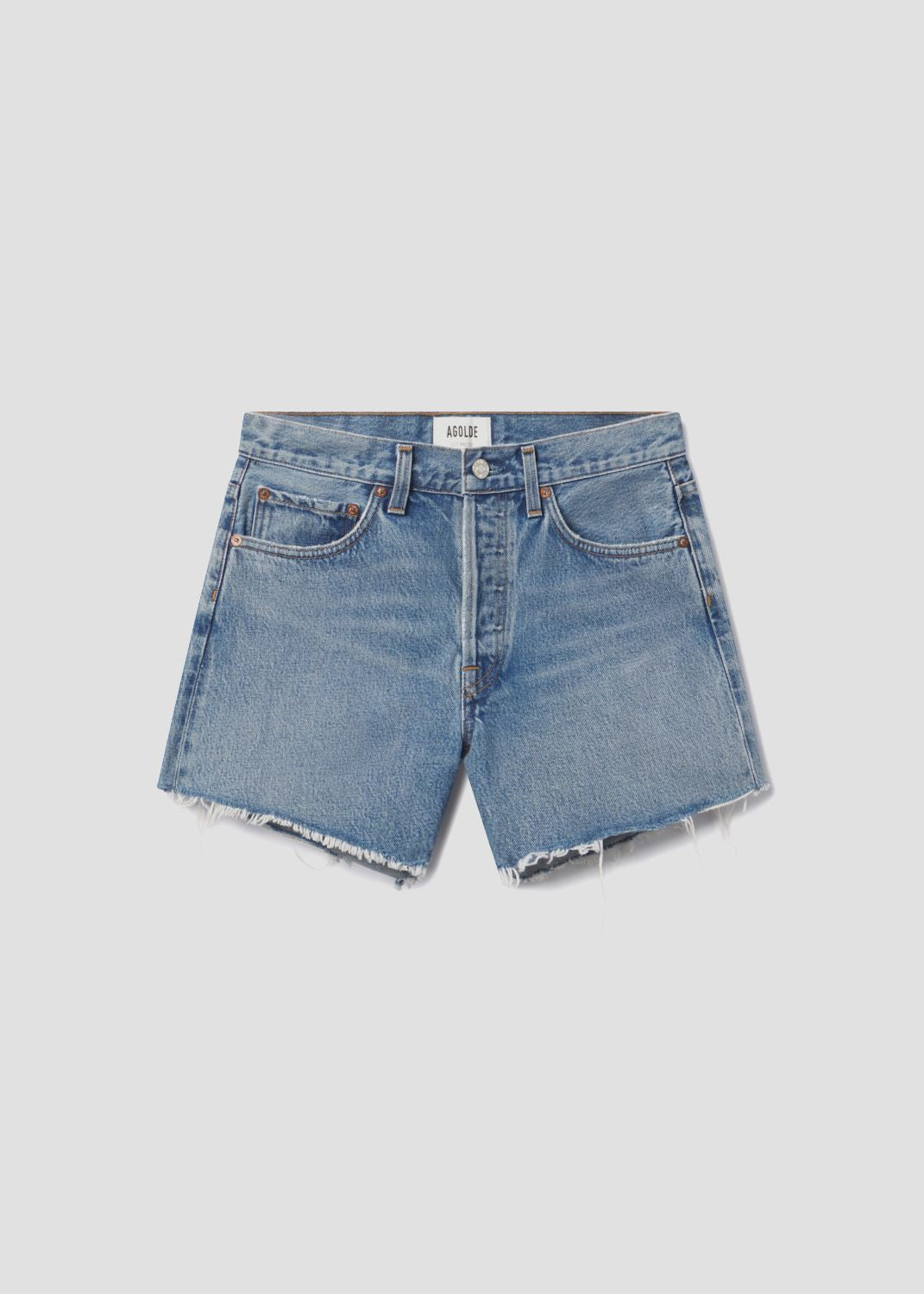 agolde-parker-long-short-damen-shorts-fairway-indigo image 5