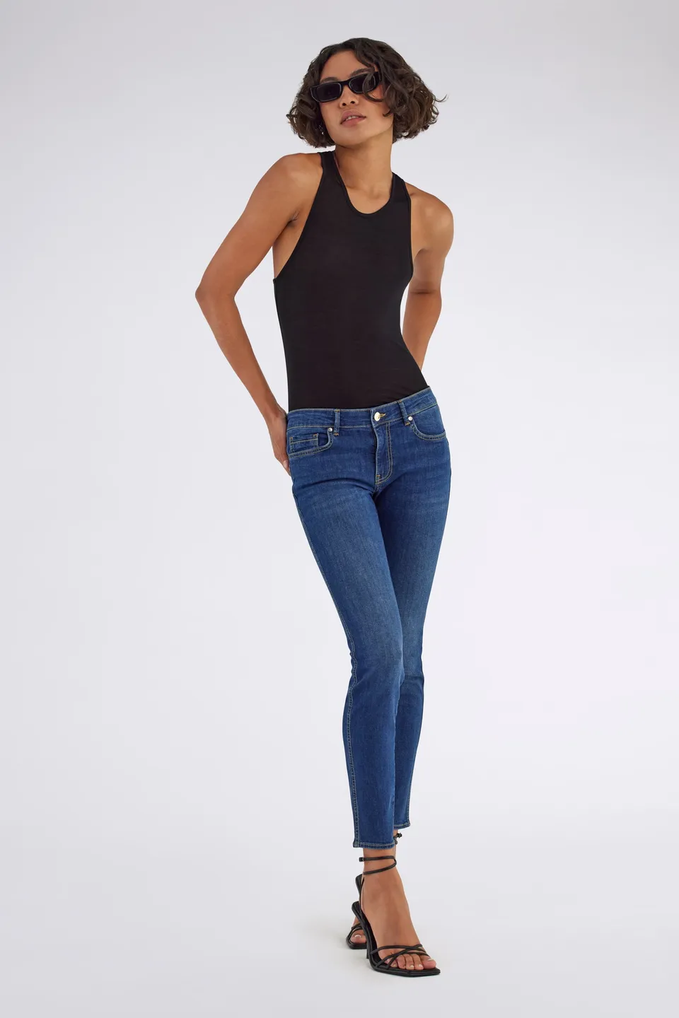 gas-dianty-top-0200-top-slim-damen-schwarz-tencel image 1