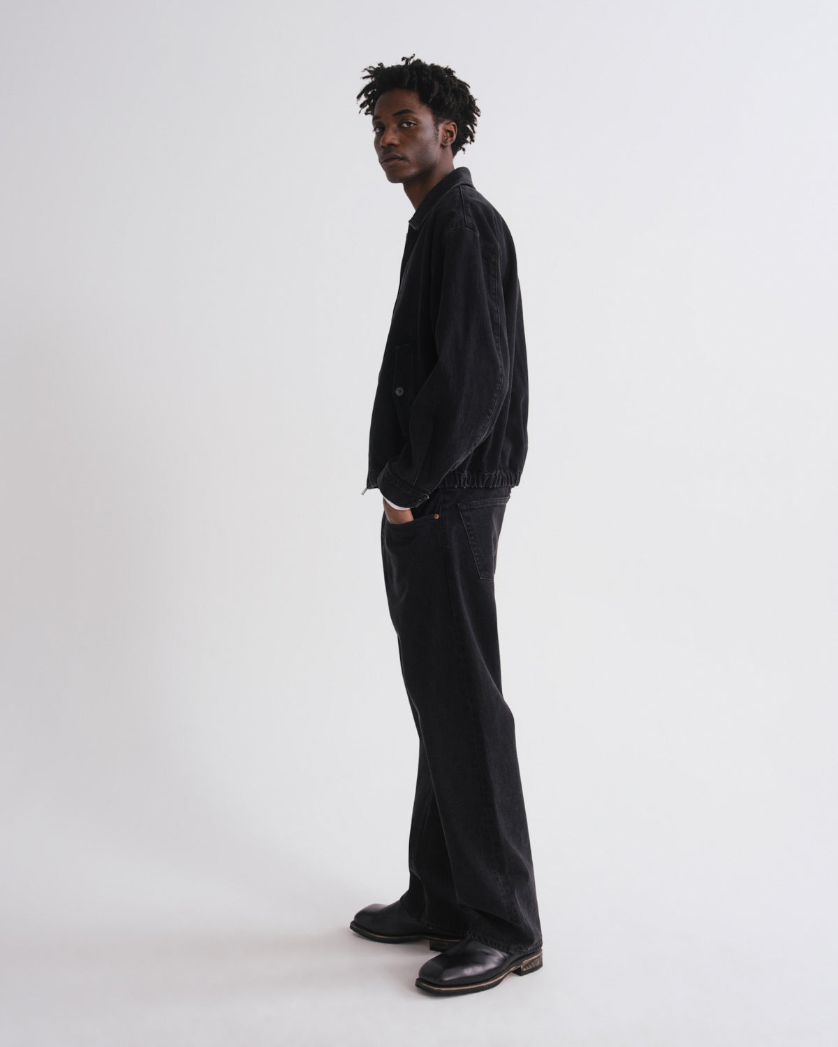 agolde-torres-jacket-kember-schwarz-herren-harrington image 5