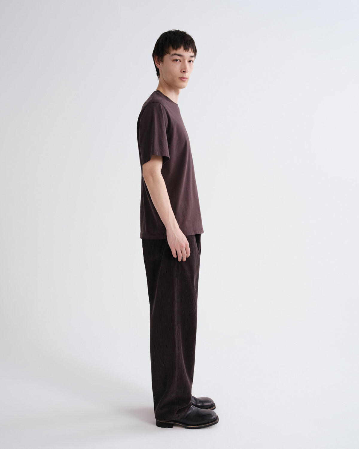 agolde-asha-mock-neck-tee-t-shirt-forge-herren-braun image 3