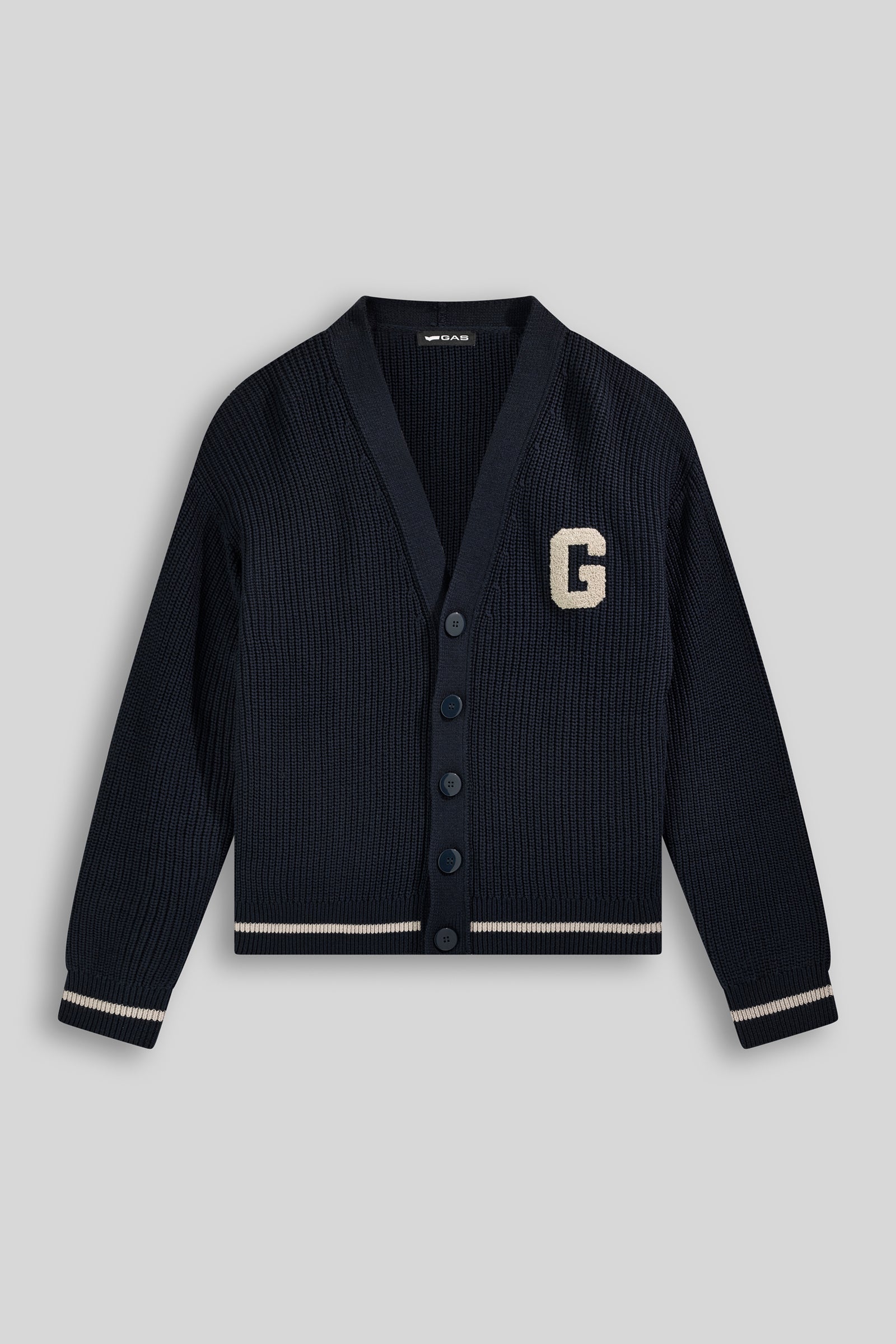 gas-niky-card-4706-herren-cardigan-college-baumwollmix image 3