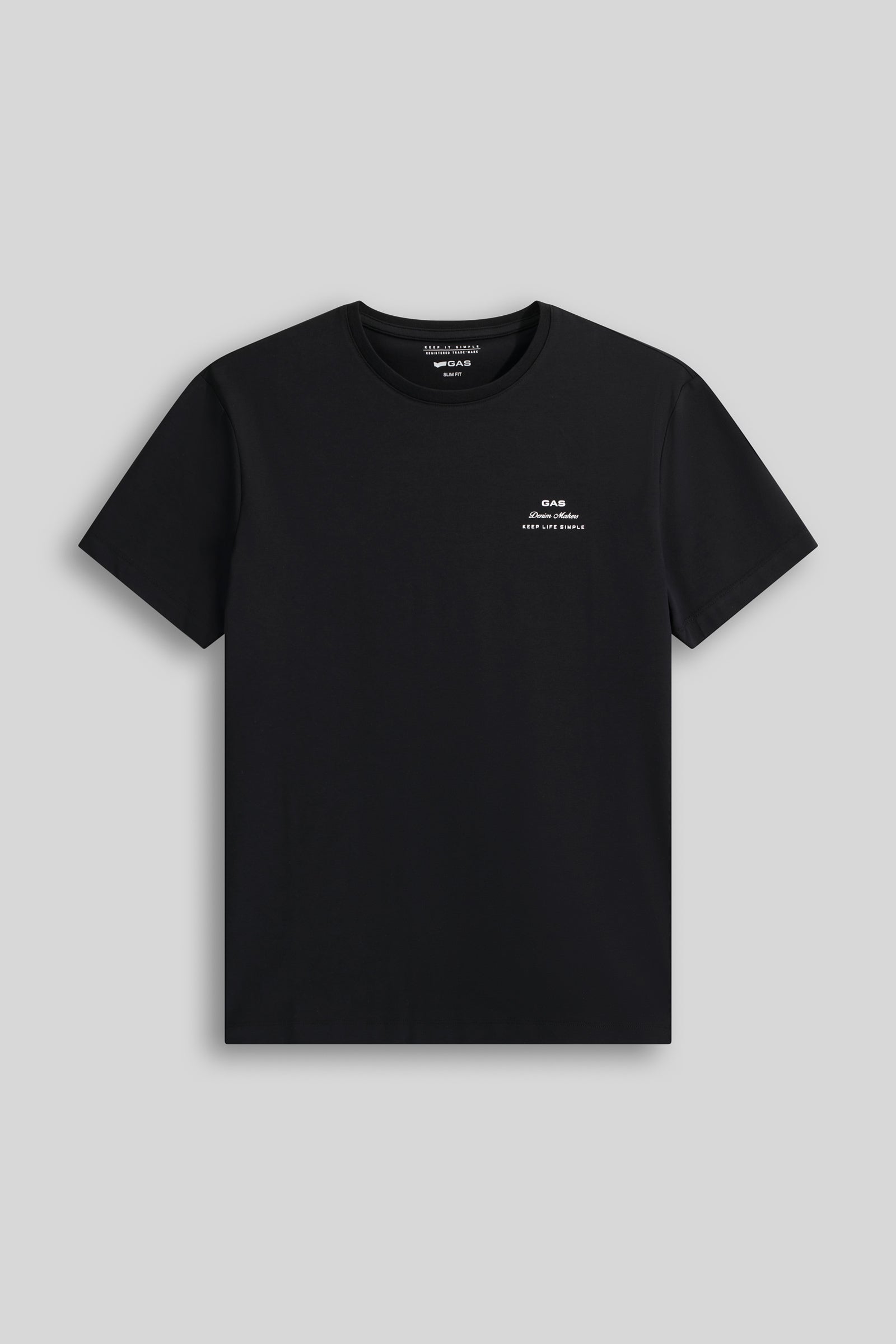 gas-scuba-life-simple-0200-t-shirt-herren-slim-schwarz image 4