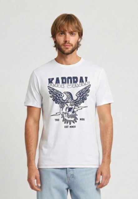 kaporal-kolding-t-shirt-wei-baumwolle-adler-print image 2