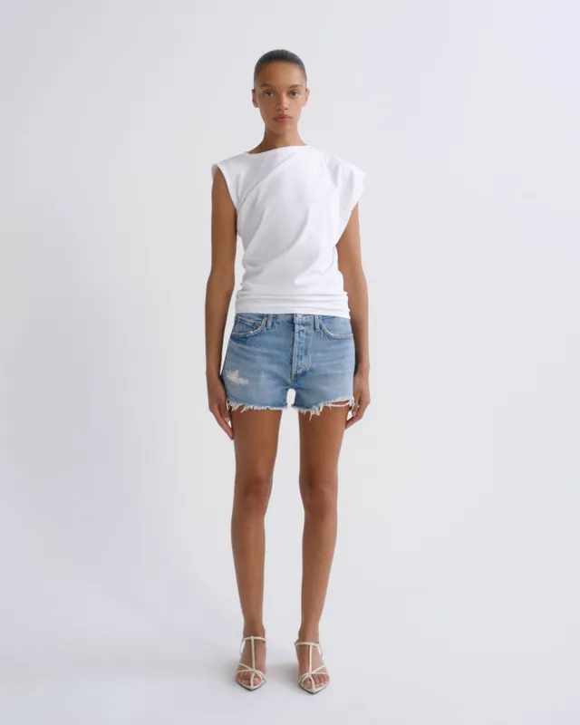 agolde-parker-vintage-cut-off-short-passage-hellblau image 1