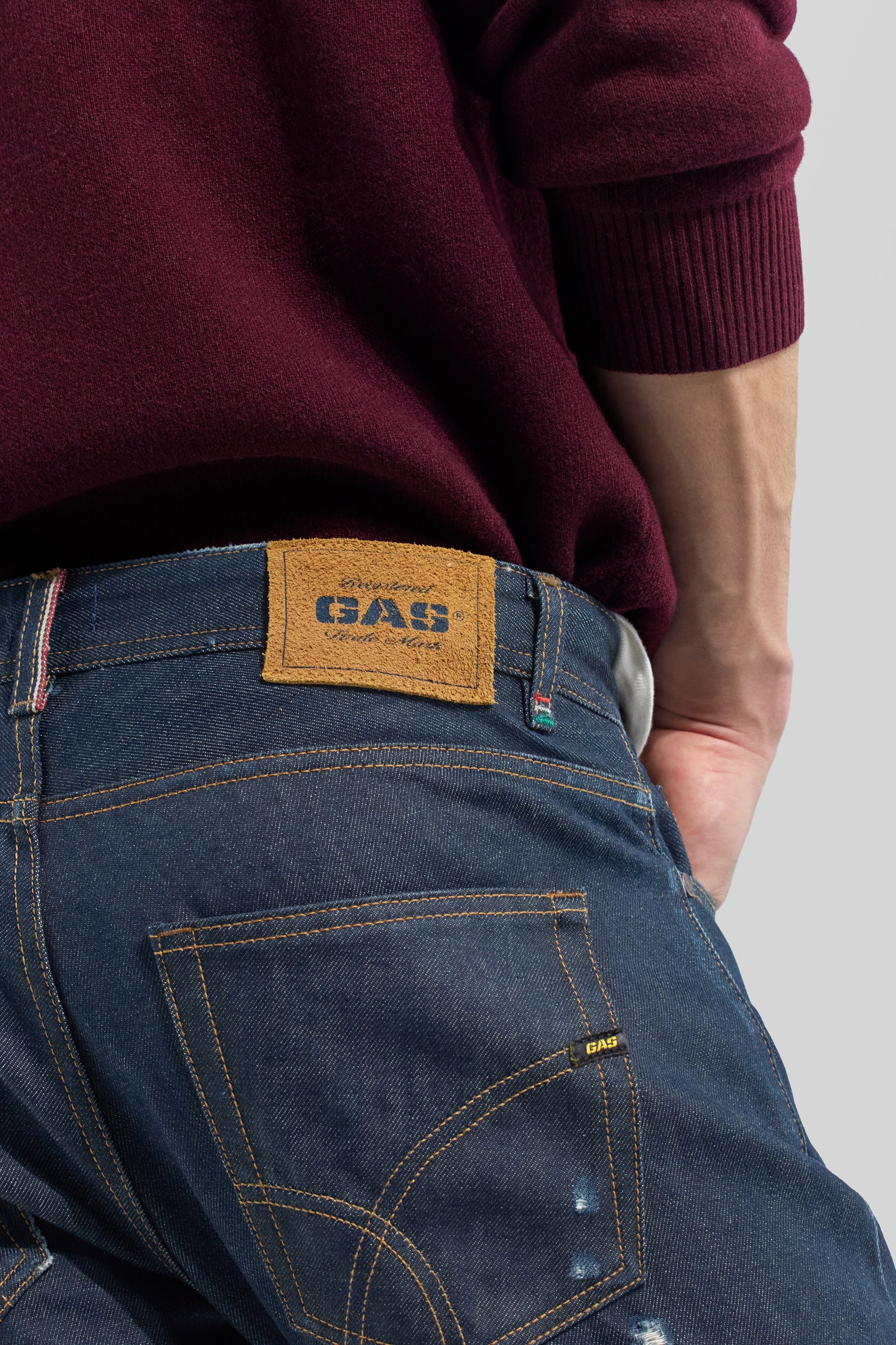 gas-morris-selv-17ro-jeans-herren-straight-selvedge image 3