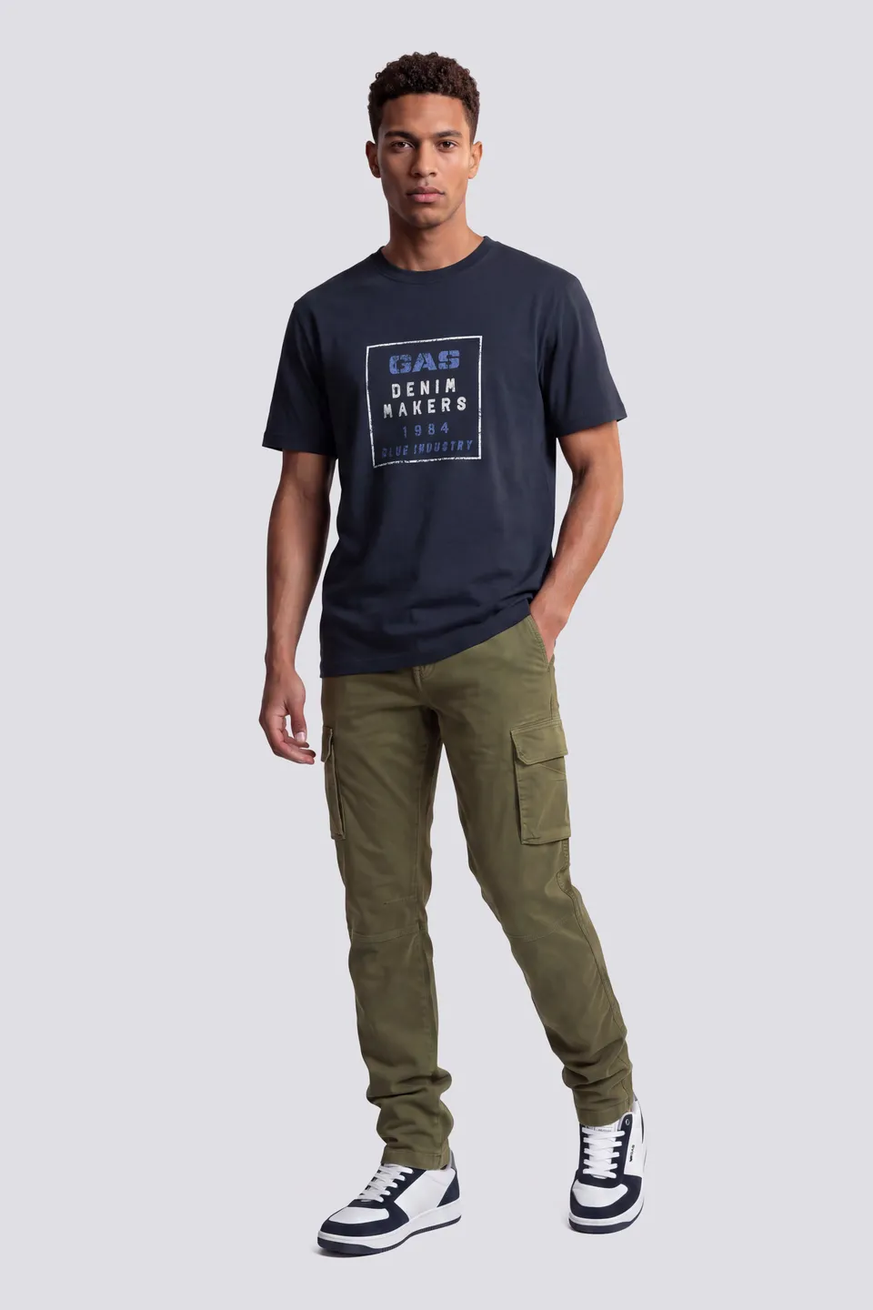gas-dharis-m-c-blue-4706-t-shirt-herren-baumwolle image 1