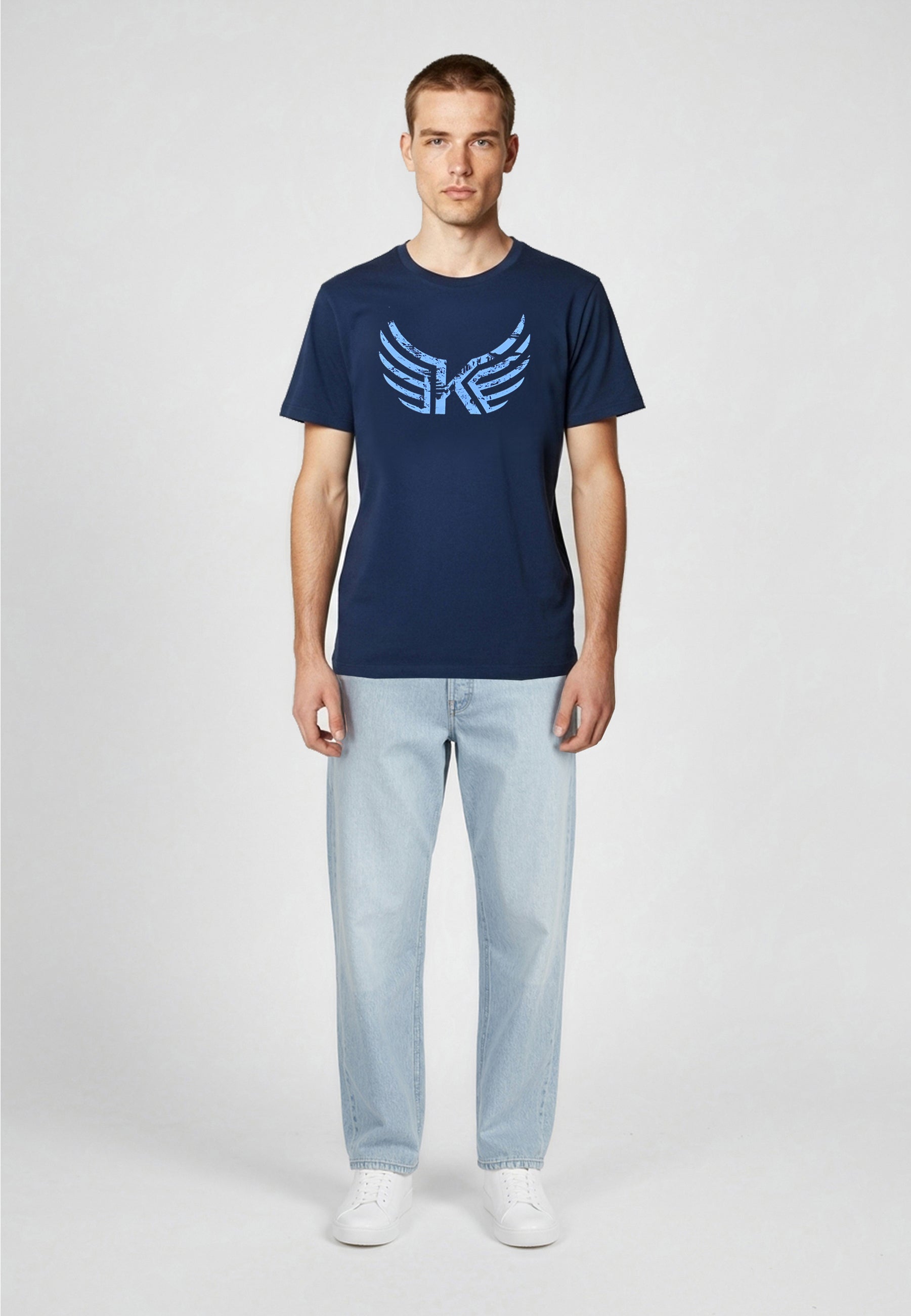 kaporal-jack-t-shirt-herren-marine-regular-baumwolle image 2