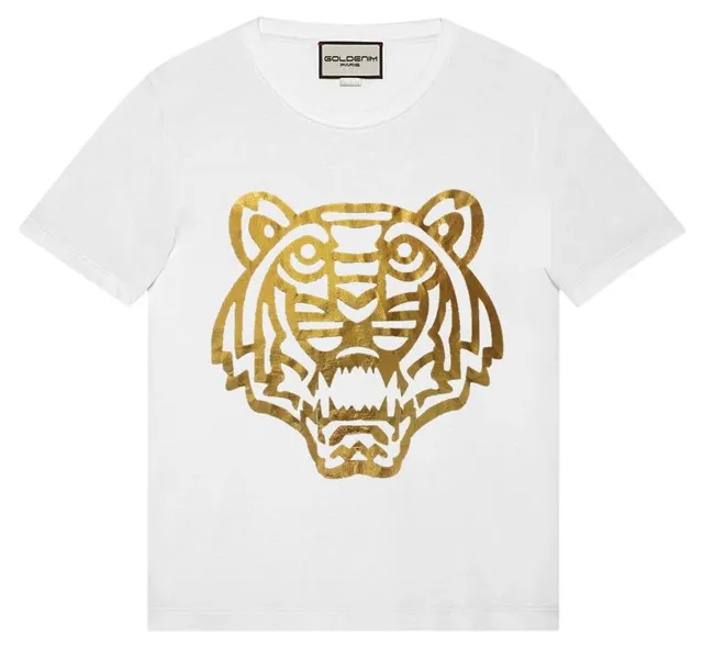 goldenim-paris-homme-t-shirt-1022-blanc-herren-wei image 1