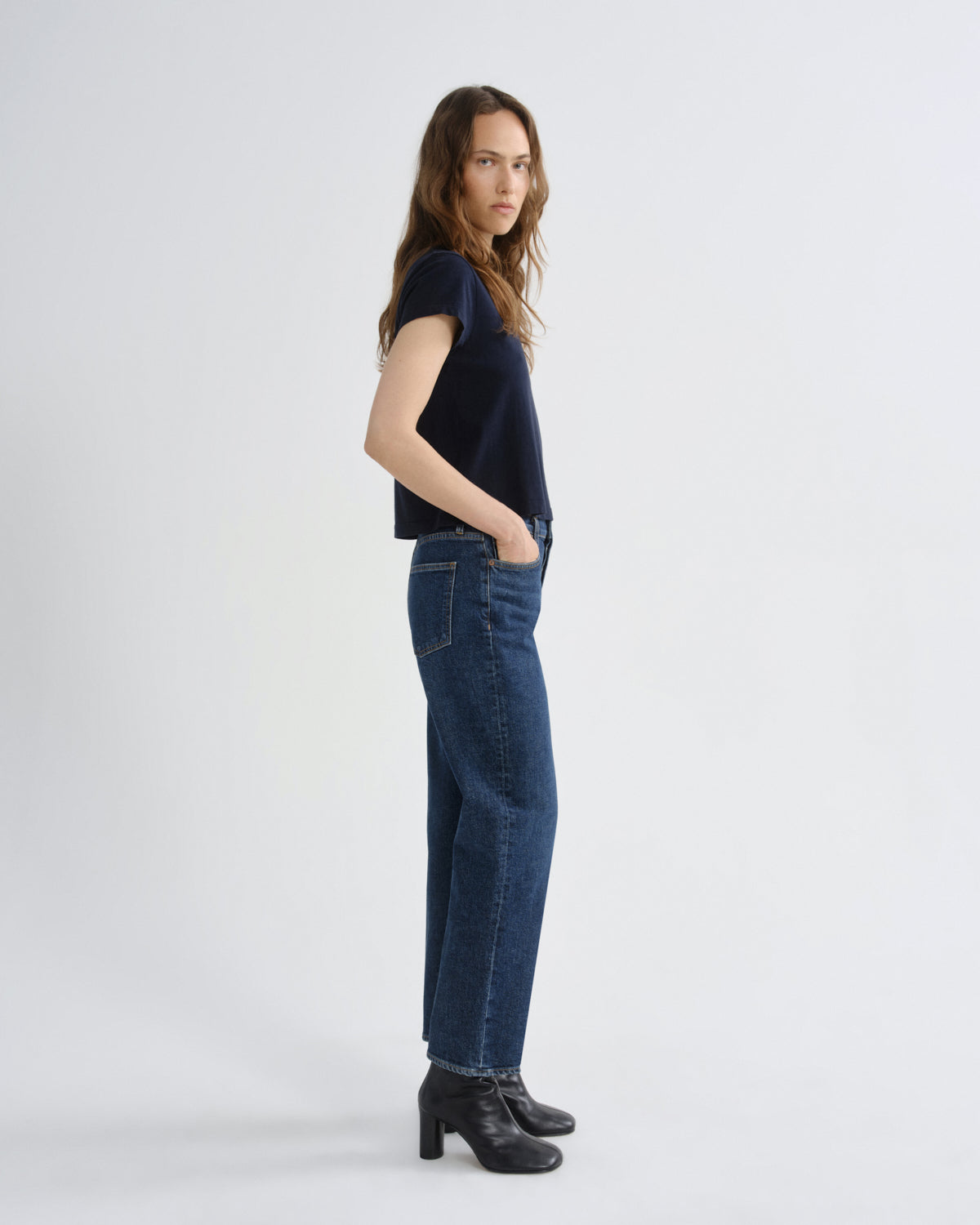 agolde-90-s-pinch-waist-crop-flow-damen-jeans-dunkelblau image 4