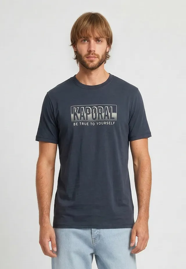 kaporal-bazzi-t-shirt-herren-navy-regular-baumwolle image 1
