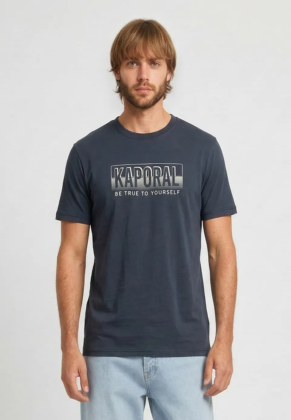kaporal-bazzi-t-shirt-herren-navy-regular-baumwolle image 1