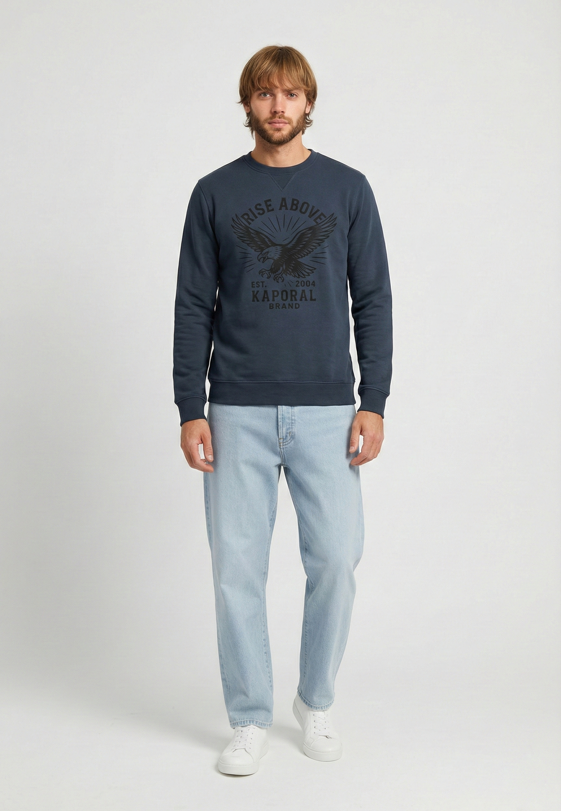 kaporal-kiel-sweatshirt-herren-marine-rundhals image 2