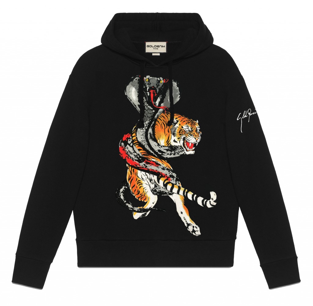 goldenim-paris-homme-pol-kapuzenpullover-schwarz-herren image 1