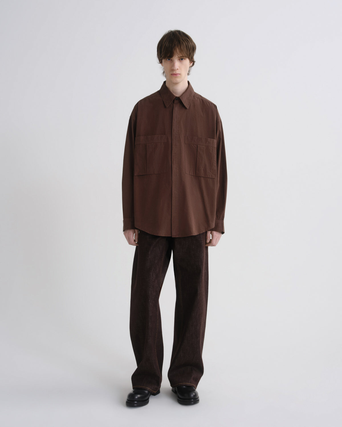 agolde-clark-shirt-hemd-bitter-braun-herren-bio image 3