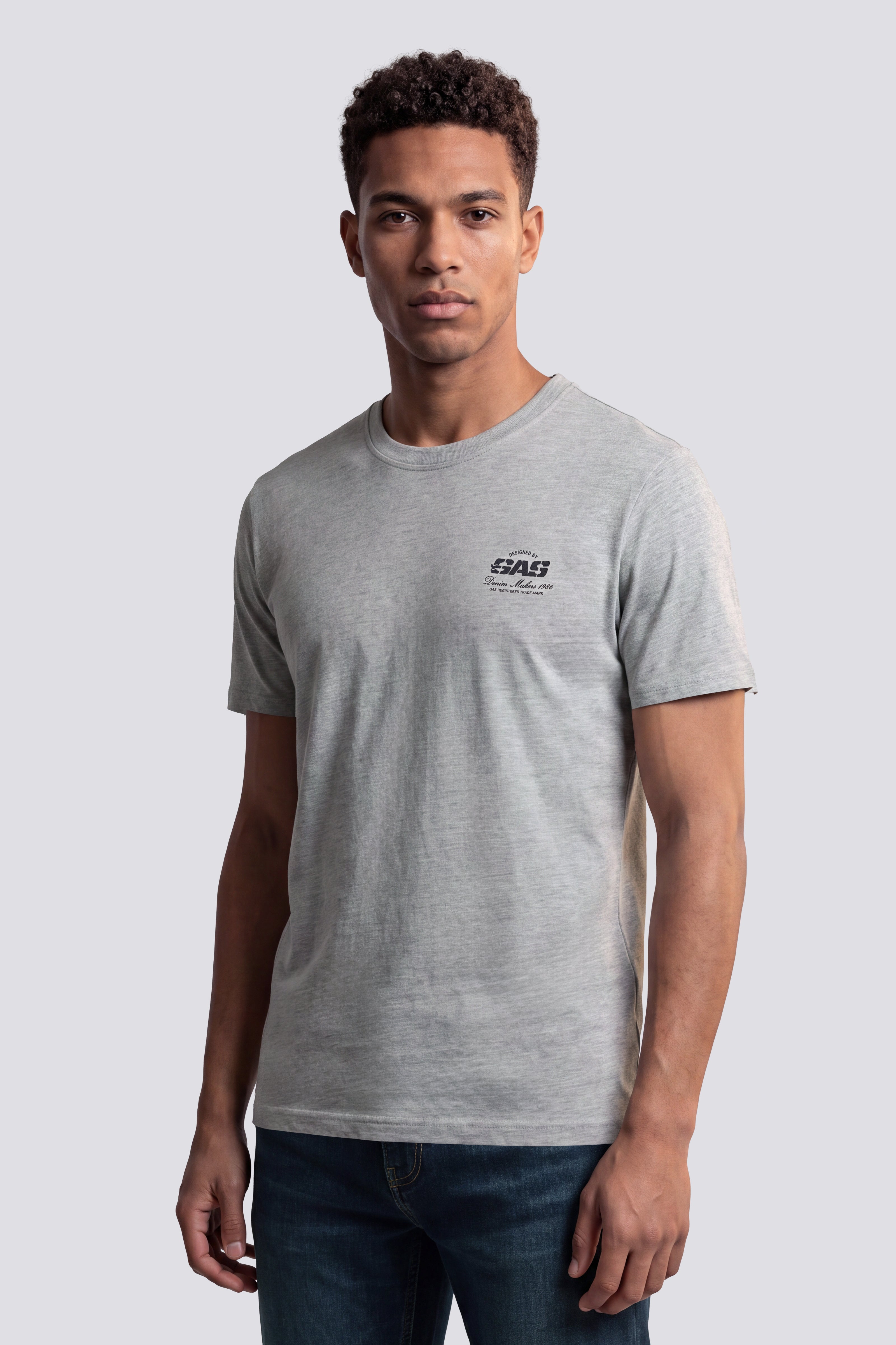 gas-dharis-m-c-denim-2923-t-shirt-herren-baumwolle image 2