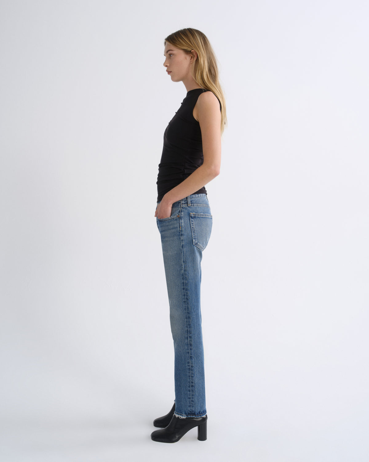 agolde-romney-jean-bounty-damen-jeans-mittelblau image 3