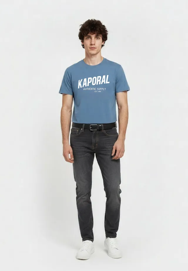 kaporal-ryzz-t-shirt-hellblau-herren-slim-stretch image 1