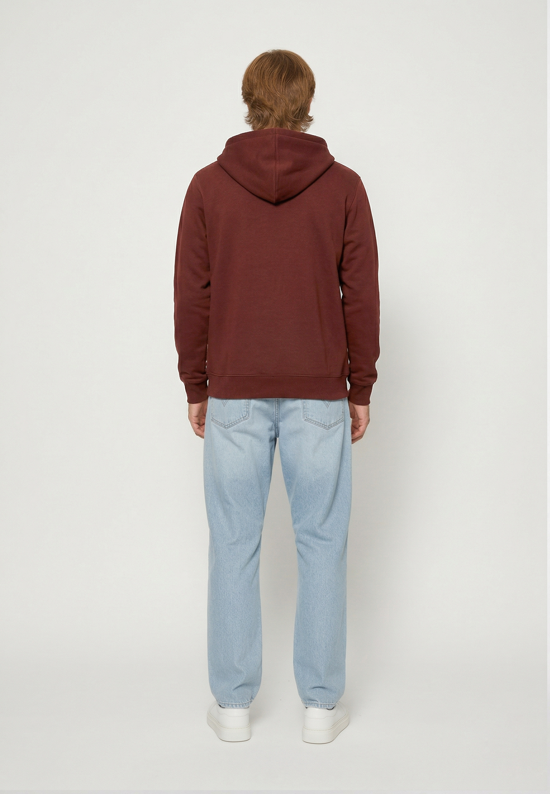 kaporal-rolan-sweatshirt-herren-bordeaux-regular-baumwolle image 3