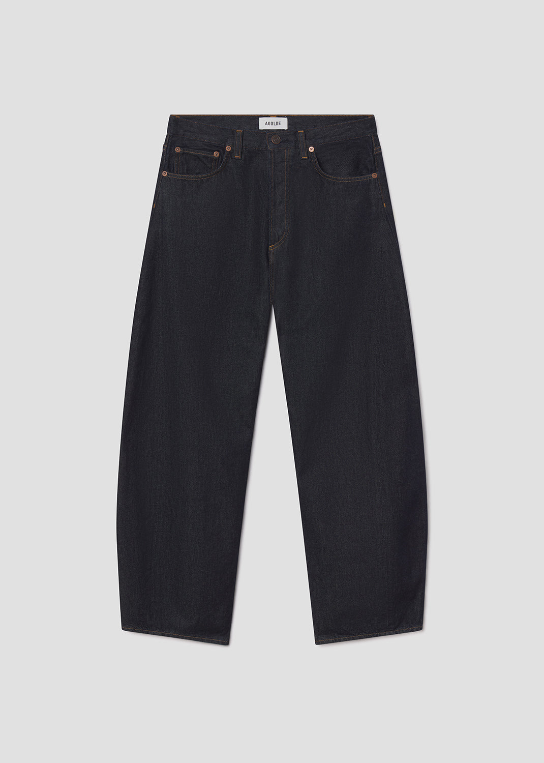 agolde-luna-high-rise-pieced-taper-jeans-rinse-damen image 5