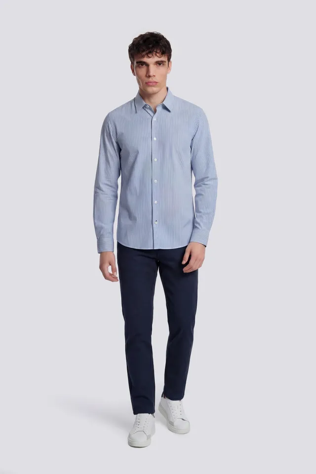 gas-kin-st31-hemd-herren-slim-streifen-baumwolle image 1