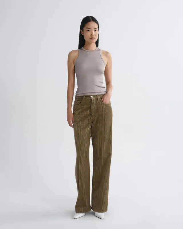 agolde-vintage-loose-cord-french-khaki image 1