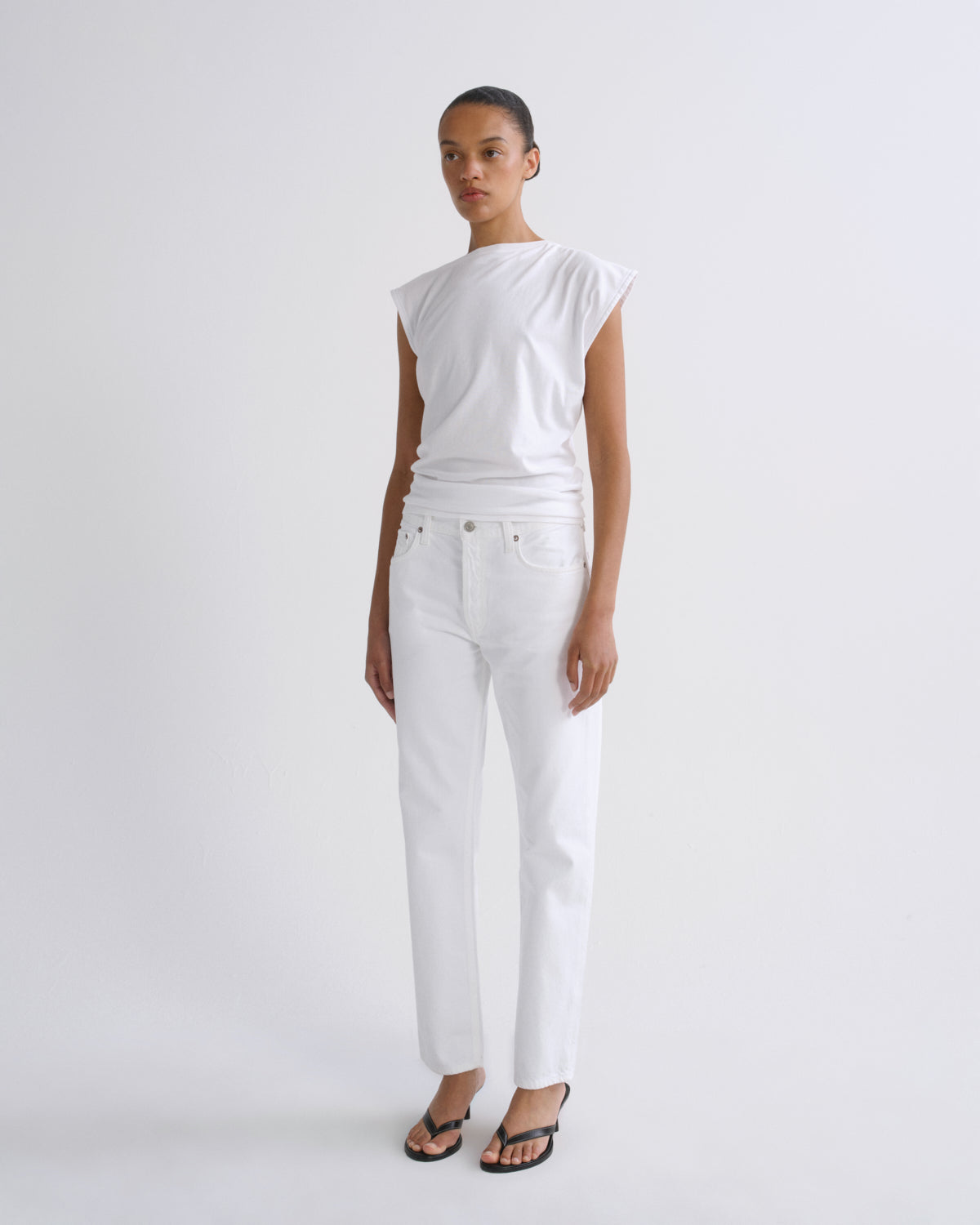 agolde-romney-jeans-damen-marshmallow-wei-cropped image 4