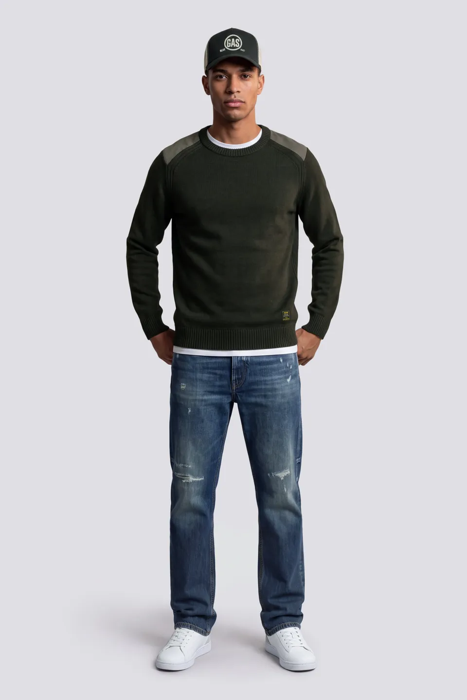 gas-avier-mix-3653-pullover-herren-wolle-cashmere-rundhals image 1