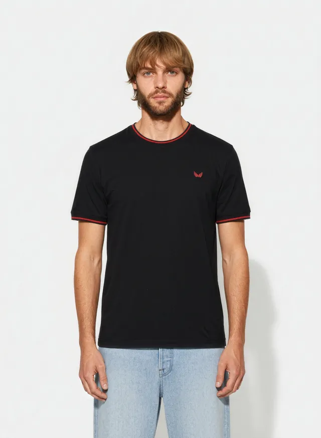 kaporal-roll-t-shirt-herren-schwarz-baumwolle image 1