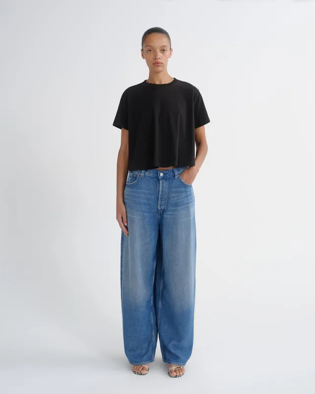 agolde-rounded-baggy-flyweight-jeans-expression-dunkelblau image 1