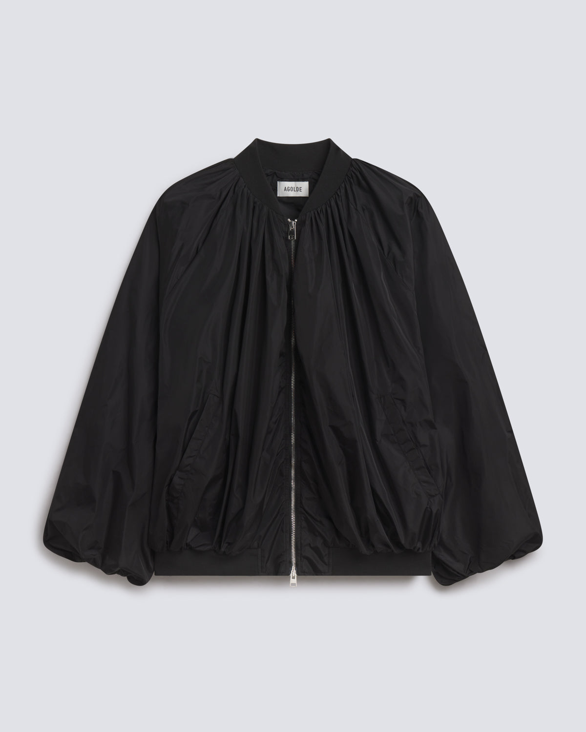 agolde-raffi-bomber-jacket-bomberjacke-schwarz image 6