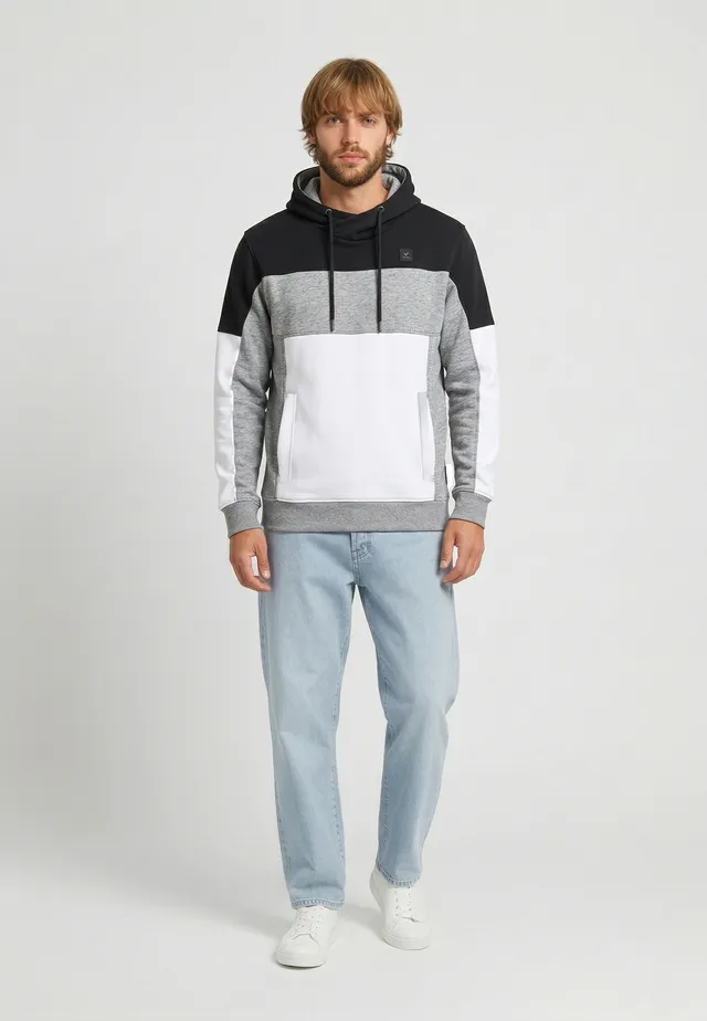 kaporal-rudon-sweatshirt-schwarz-herren-regular-stehkragen image 1