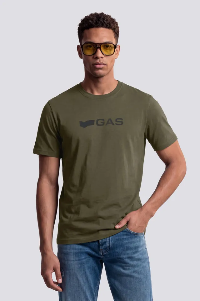 gas-dharis-logo-g-3653-t-shirt-herren-baumwolle-regular-fit image 1