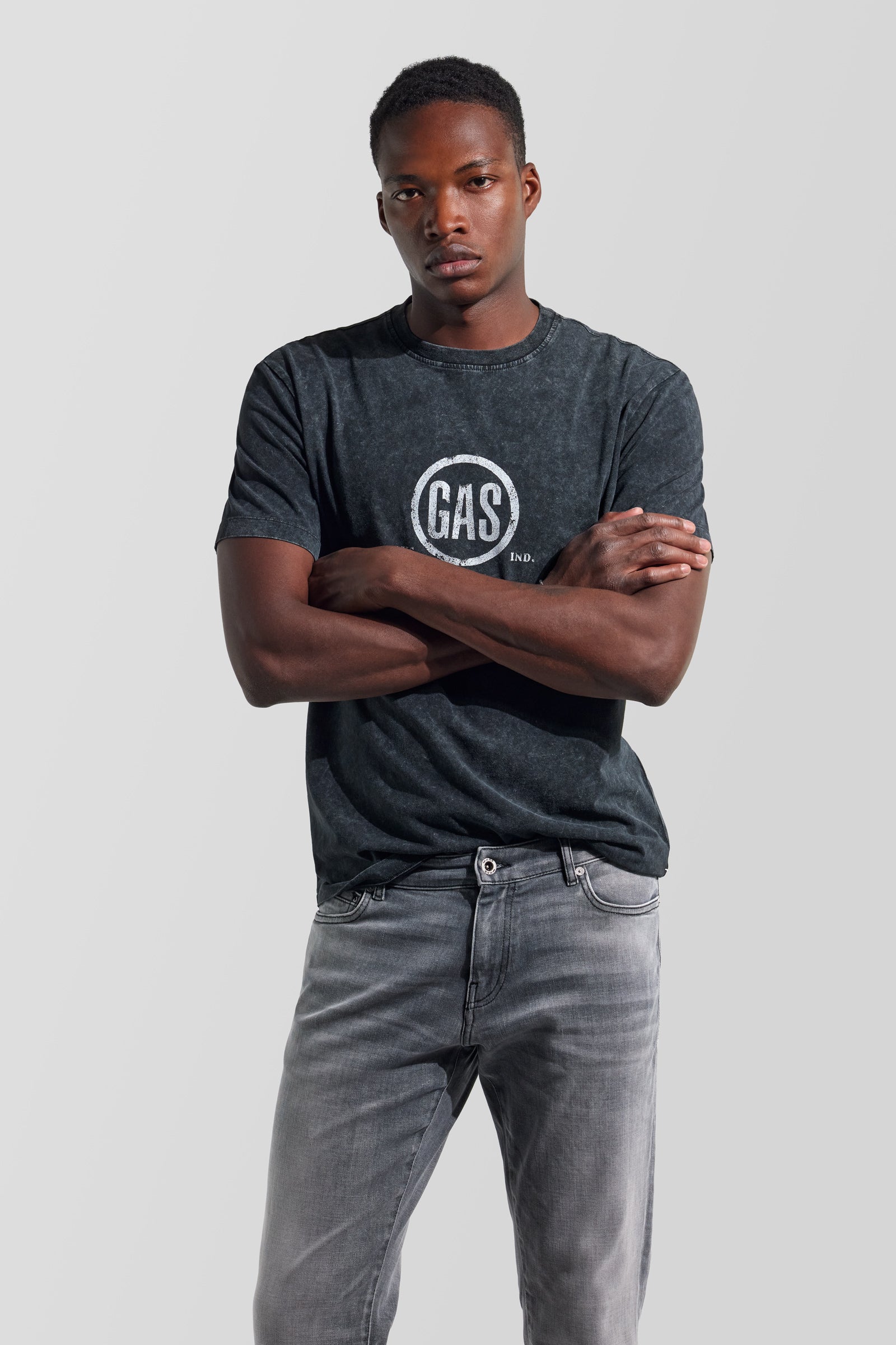 gas-dharis-blue-gas-0200-herren-t-shirt-vintage-print image 1